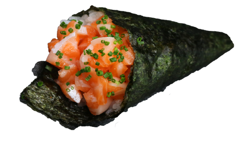 Temaki de salmão